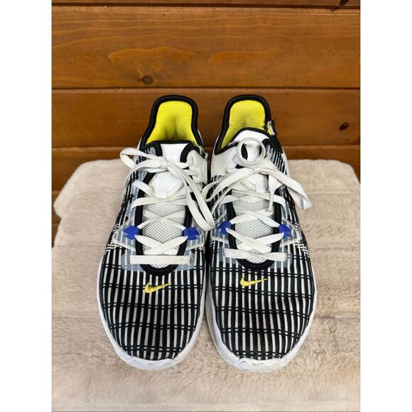Nike Mens LeBron Witness 6 basketball sneakers White, Black /Persian Violet Sz 8